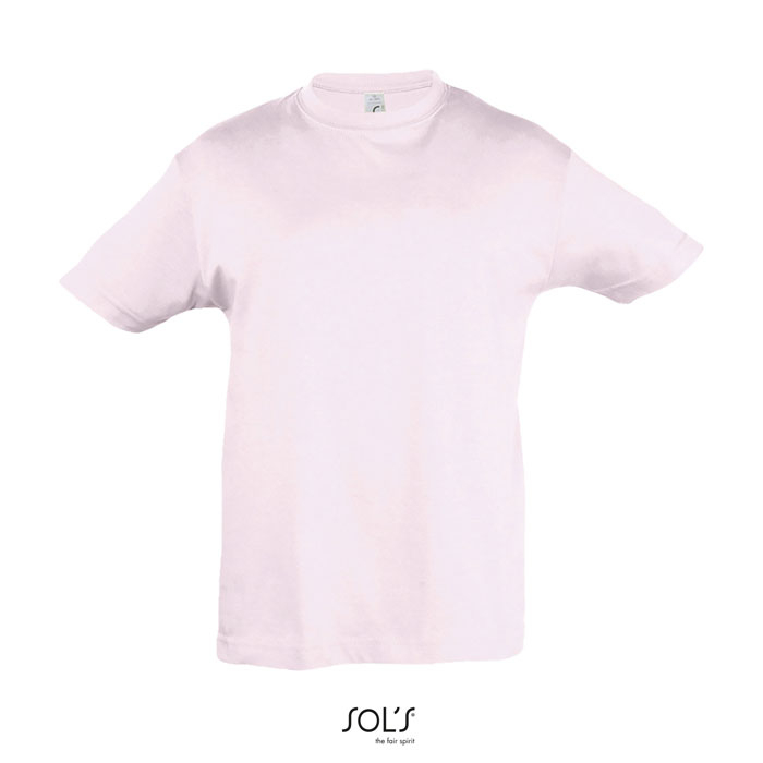 T-shirt enfant promotionnel en coton 150g - REGENT Rose pale